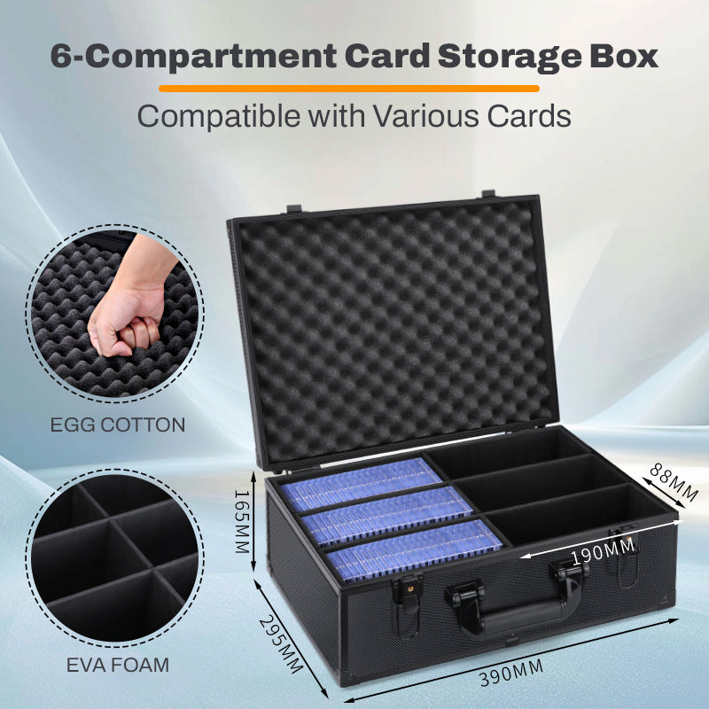 The Aluminum Card Vault: Locking Case for Graded Slabs