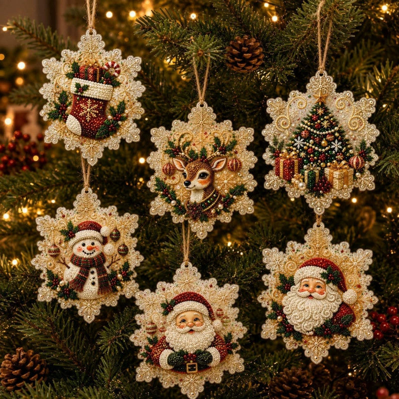 DIY Pearl Christmas Tree Ornament Kit