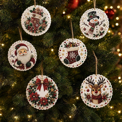 DIY Pearl Christmas Tree Ornament Kit