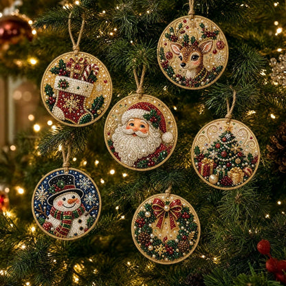 DIY Pearl Christmas Tree Ornament Kit