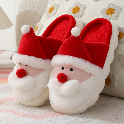 🎄Christmas Cotton Plush Slippers