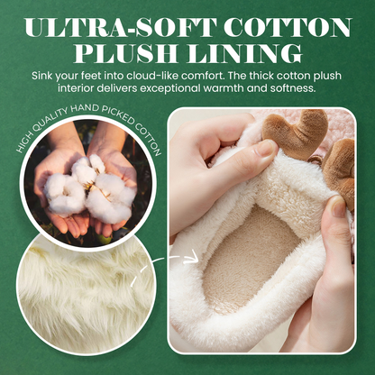 🎄Christmas Cotton Plush Slippers