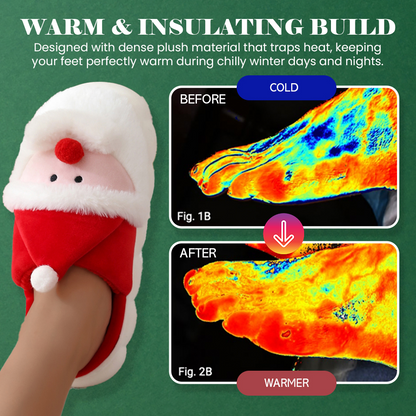 🎄Christmas Cotton Plush Slippers