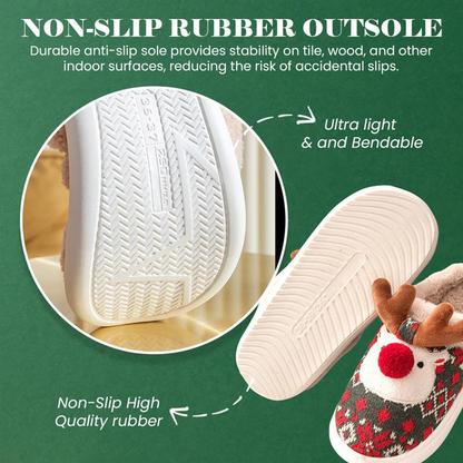 🎄Christmas Cotton Plush Slippers