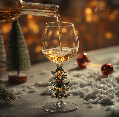 🟩🎄2025 New Christmas Tree Wine Glass🌲🟩
