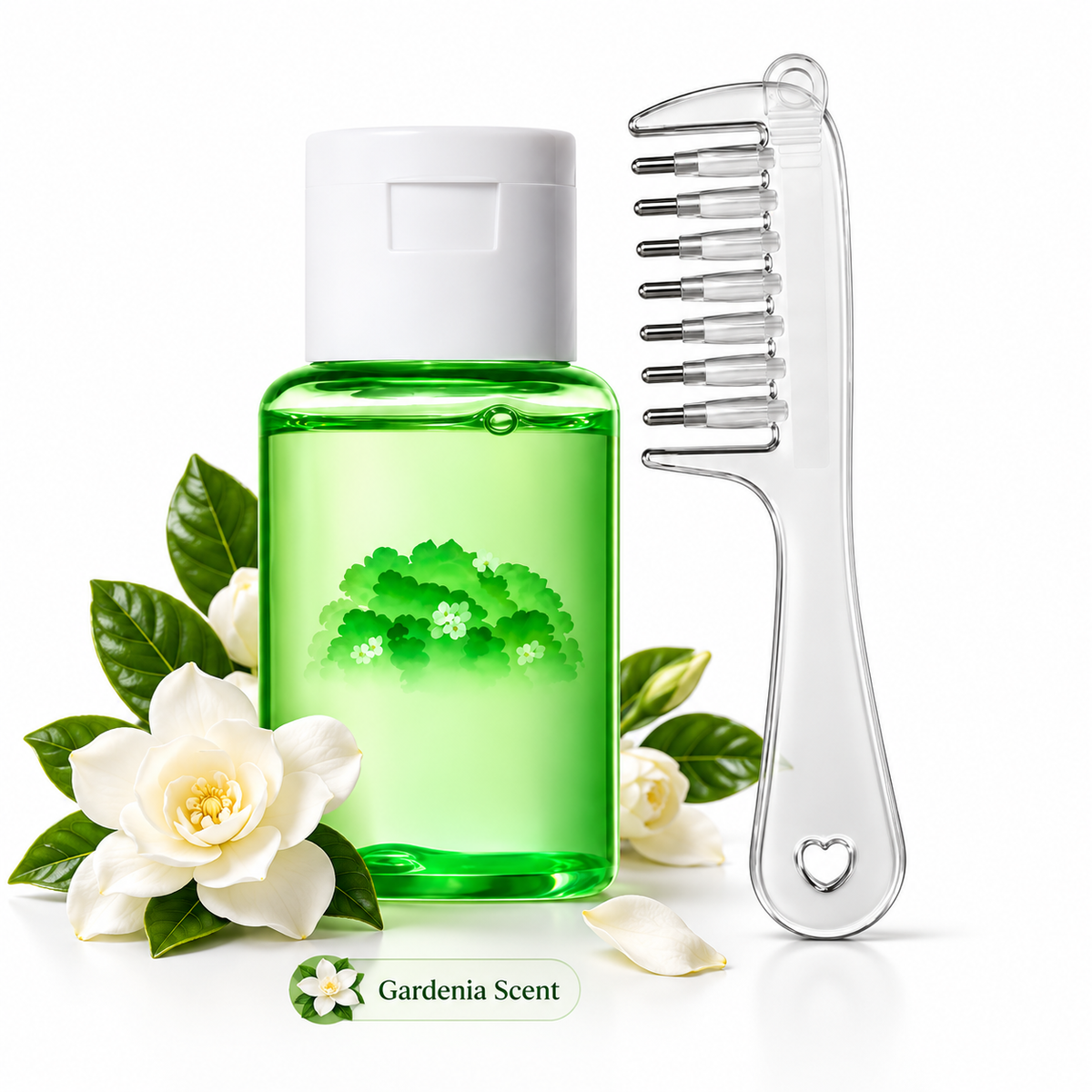 🌿 Root-Care Scalp Massage & Massage Comb