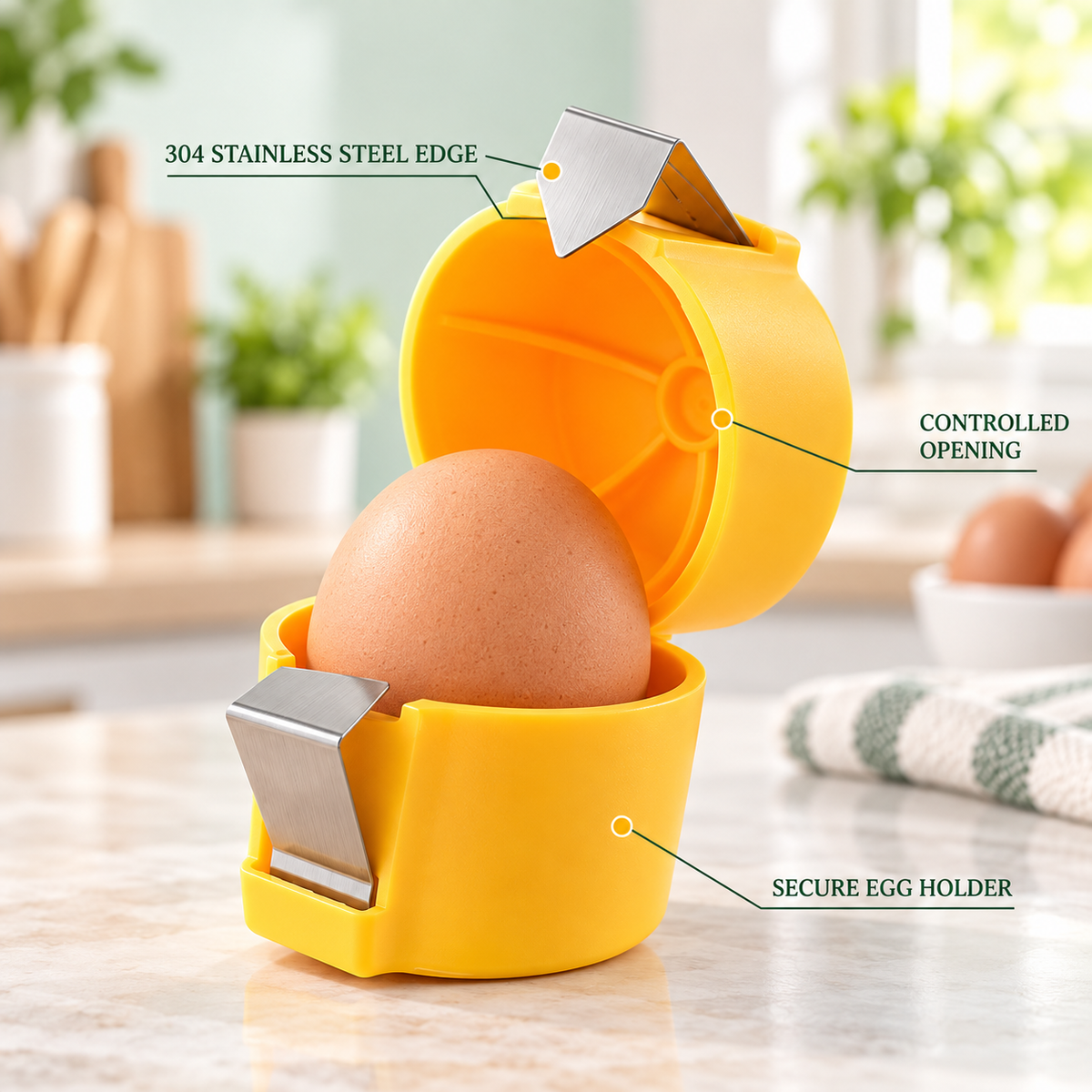 Crack Eggs Smarter. Cook With Ease