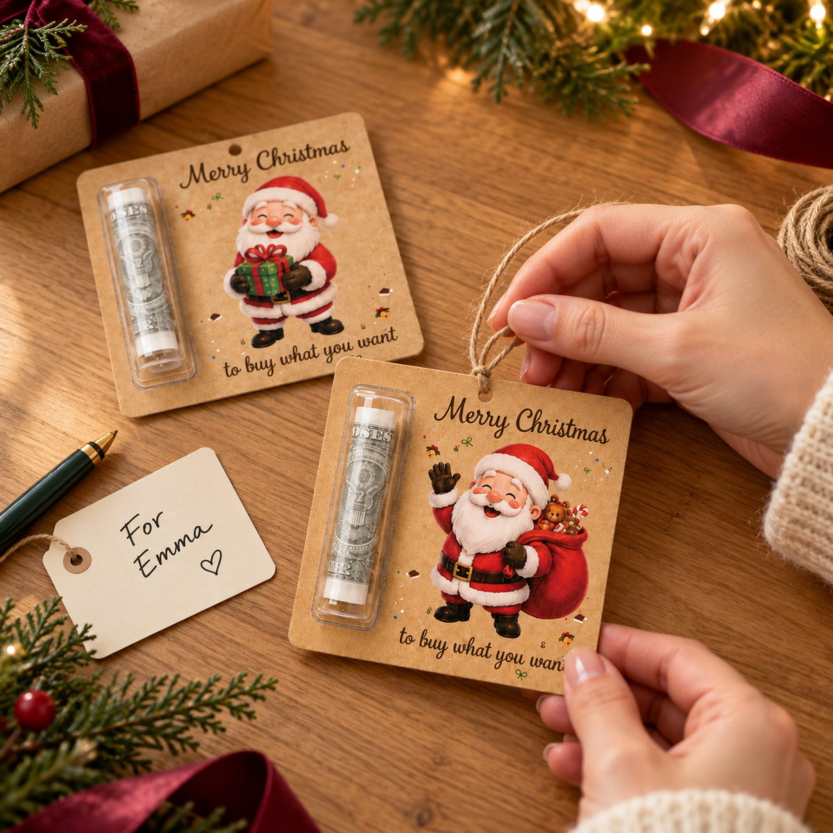 One Festive Cash Gift. Two Ways to Make It Special.
