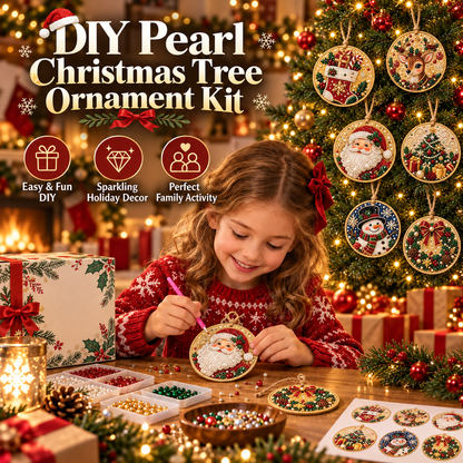 DIY Pearl Christmas Tree Ornament Kit