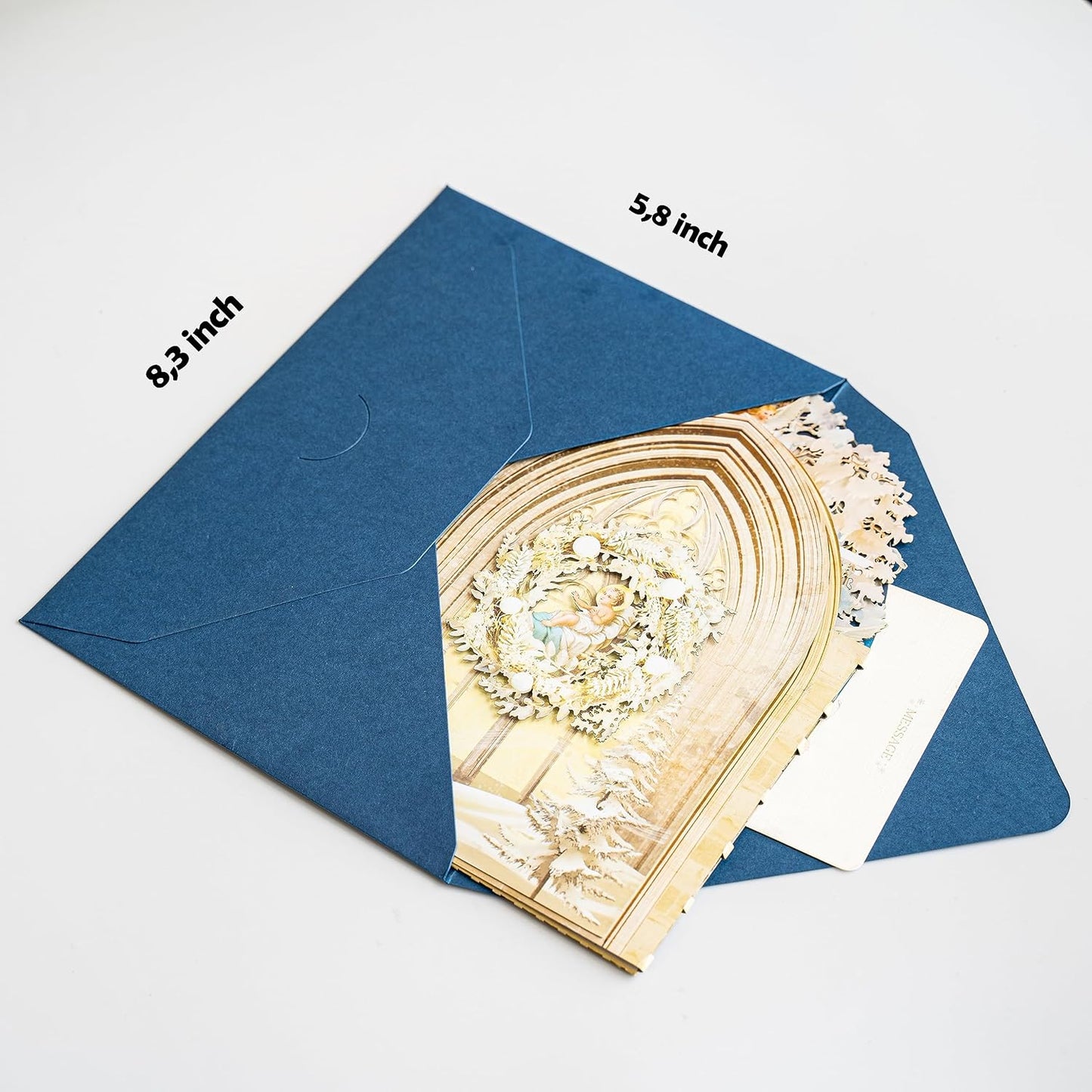 🎄🔥Handmade Pop up 3D Christmas Nativity Greeting Card🎄🔥