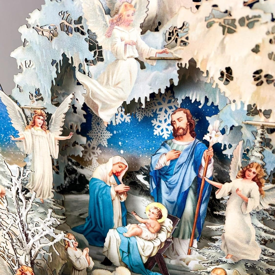 🎄🔥Handmade Pop up 3D Christmas Nativity Greeting Card🎄🔥