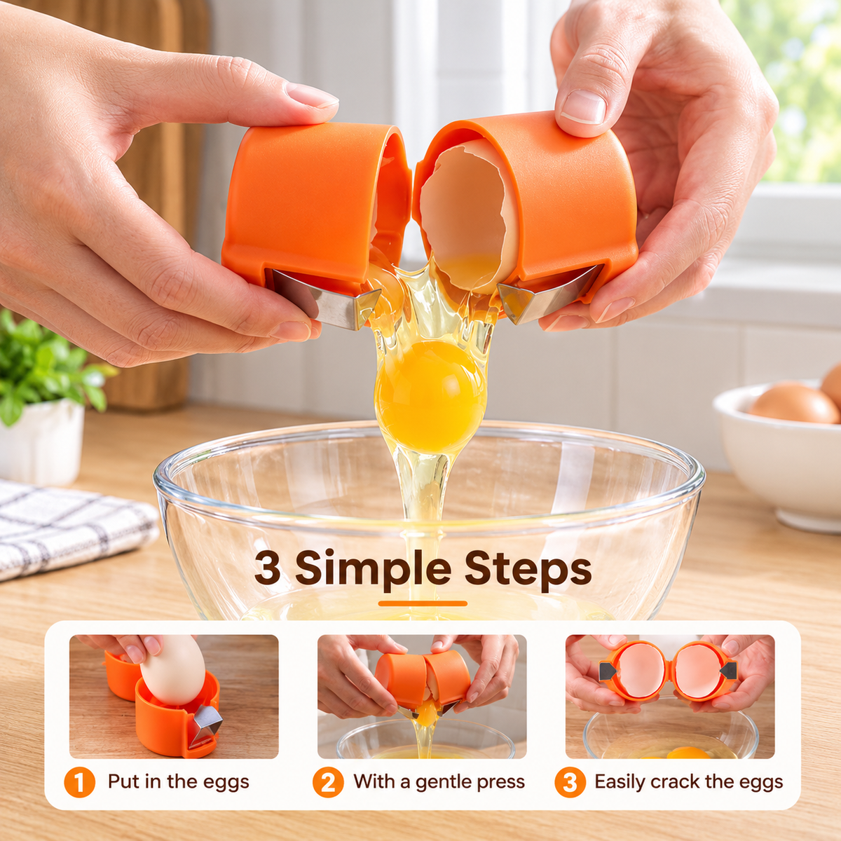 Crack Eggs Smarter. Cook With Ease