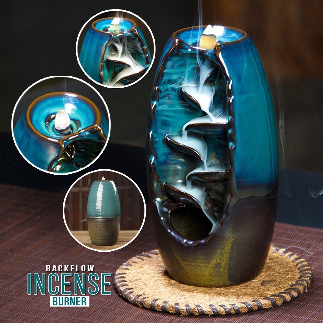 Liquid Smoke Back-flow Incense Burner