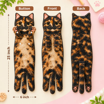Purrfect Paw Hanging Hand Towel – Cute Cat Kitchen & Bathroom Towel