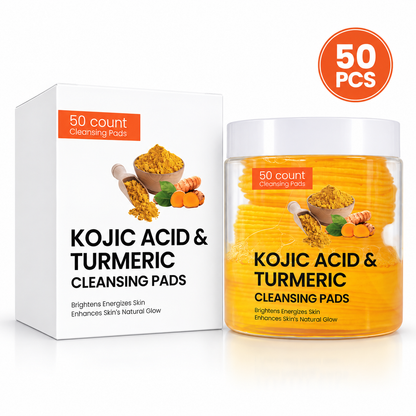 ✨ Kojic Acid & Turmeric Cleansing Pads – Cleanse, Refresh & Glow