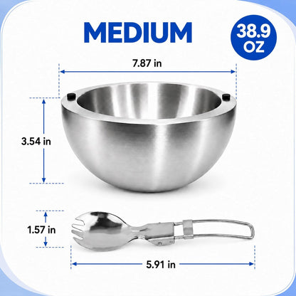 🥣 Insulated Dip & Serving Bowl – Hot & Cold Food Keeper