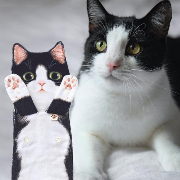 🎄Early Christmas Sale 🎅 Funny Cat Hand Towels