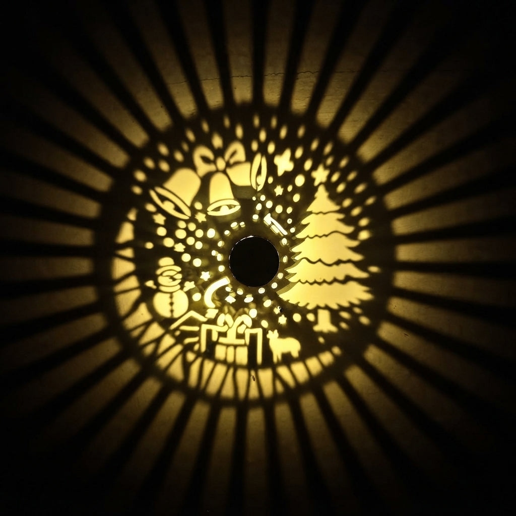 Solar Outdoor Projection Lantern – Decorative Pattern Light