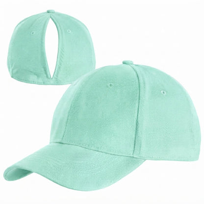 🧢 Ponytail Comfort Cap – Magnetic Back Women’s Baseball Hat for Long Hair