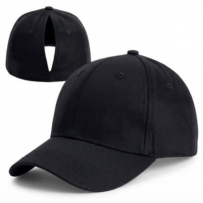 🧢 Ponytail Comfort Cap – Magnetic Back Women’s Baseball Hat for Long Hair