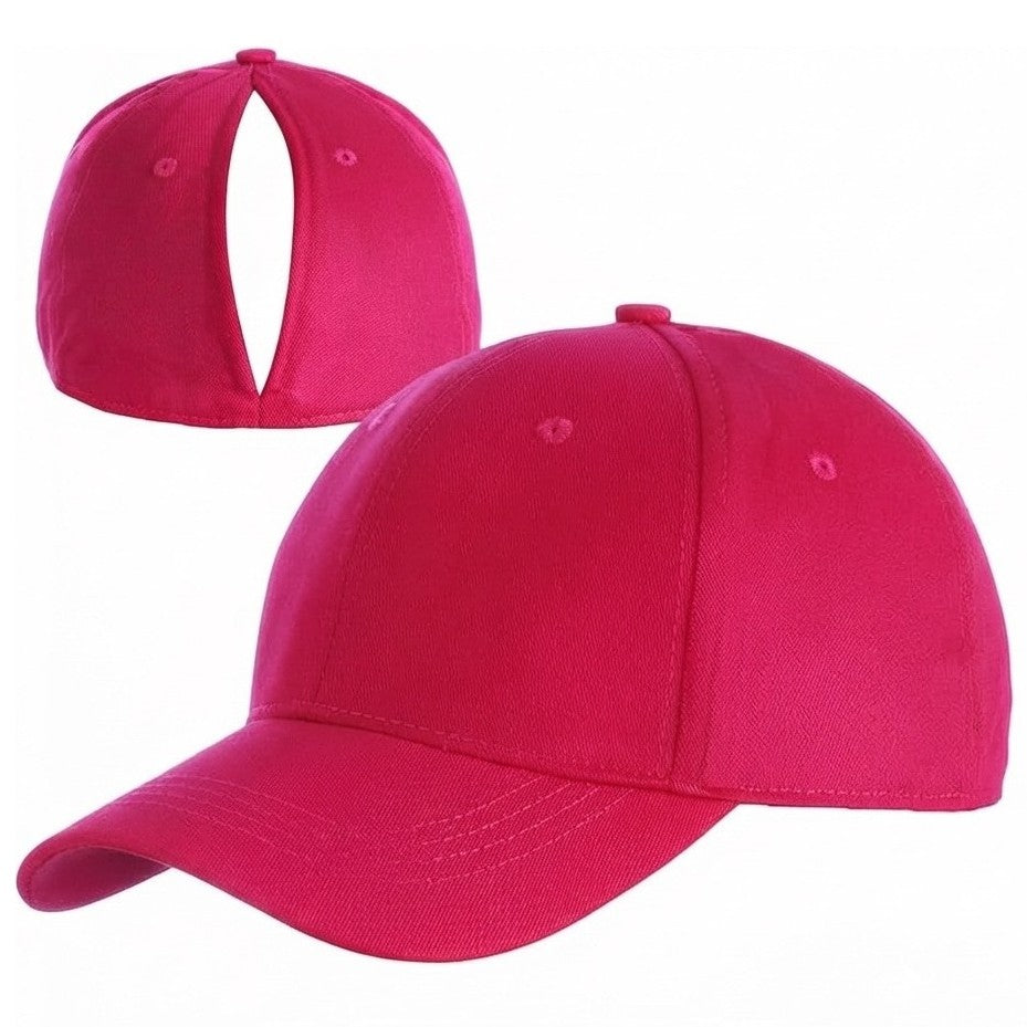 🧢 Ponytail Comfort Cap – Magnetic Back Women’s Baseball Hat for Long Hair
