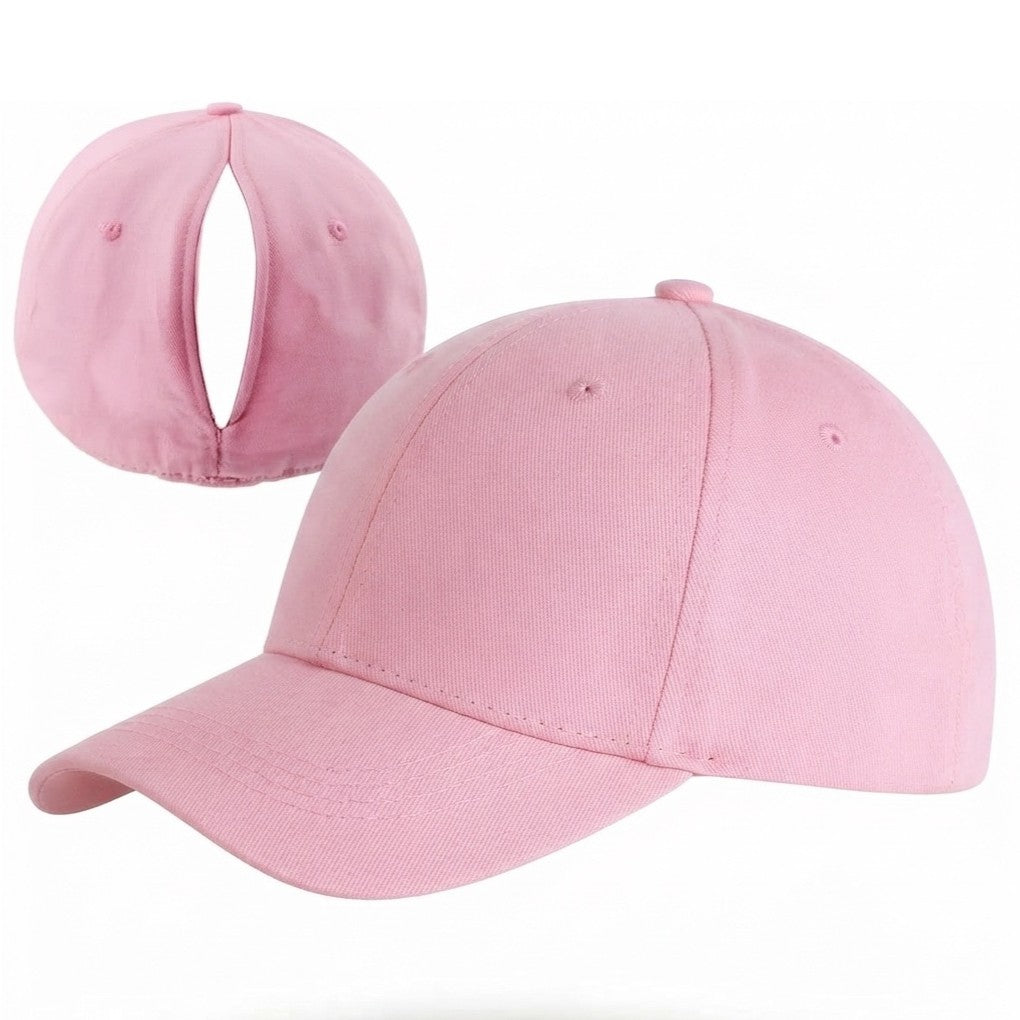 🧢 Ponytail Comfort Cap – Magnetic Back Women’s Baseball Hat for Long Hair