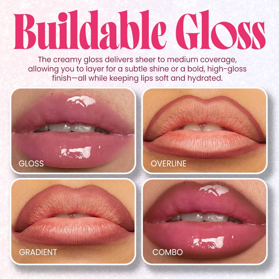 Glass Shine Dual Lip Sculptor: Matte Liner & Water Glow Gloss