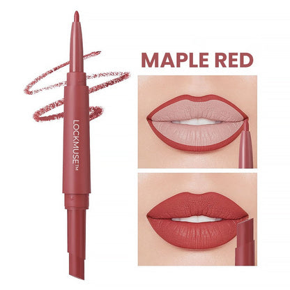 LOCKMUSE-Matte Longwear Dual-Ended Lip Liner