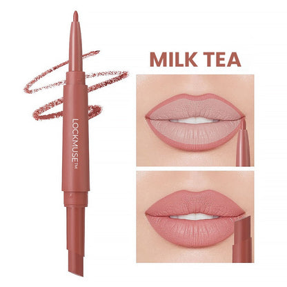 LOCKMUSE-Matte Longwear Dual-Ended Lip Liner