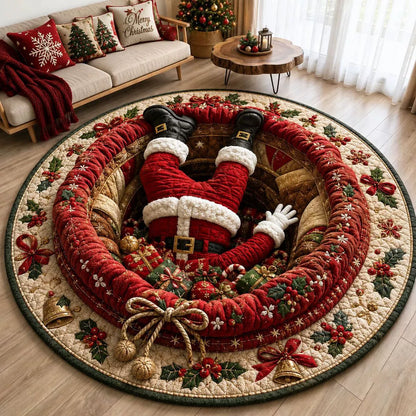 🎄 3D Illusion Christmas Rug✨