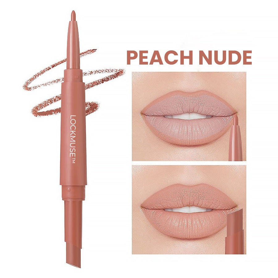 LOCKMUSE-Matte Longwear Dual-Ended Lip Liner