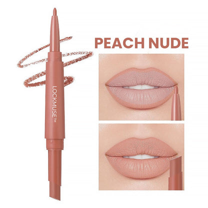 LOCKMUSE-Matte Longwear Dual-Ended Lip Liner