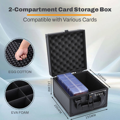 The Aluminum Card Vault: Locking Case for Graded Slabs