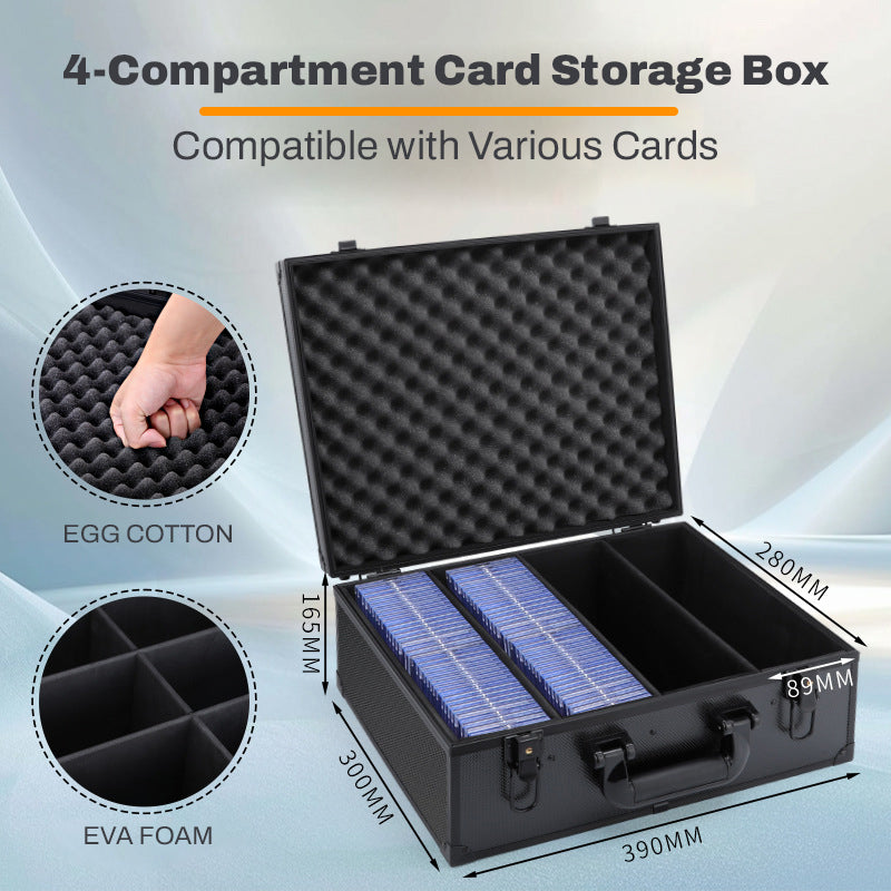 The Aluminum Card Vault: Locking Case for Graded Slabs