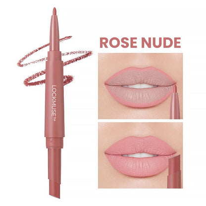 LOCKMUSE-Matte Longwear Dual-Ended Lip Liner