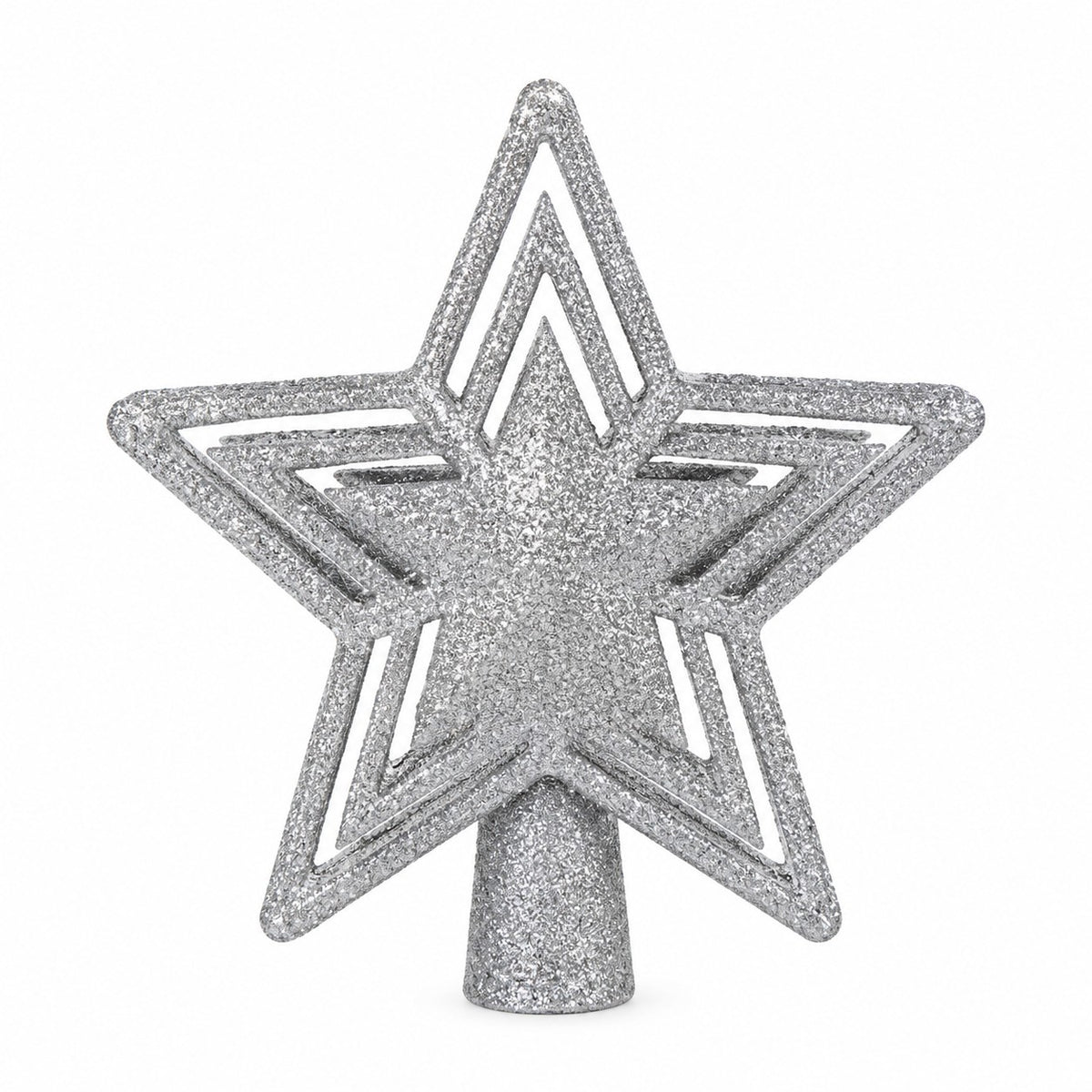 Christmas Star Projector Tree Topper – 3D Illuminated Star with Rotating Snowflake Light