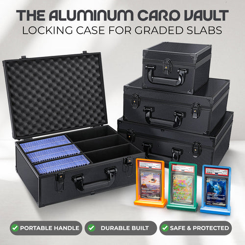 The Aluminum Card Vault: Locking Case for Graded Slabs