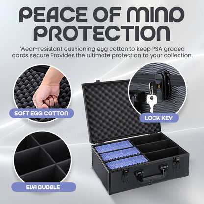 The Aluminum Card Vault: Locking Case for Graded Slabs