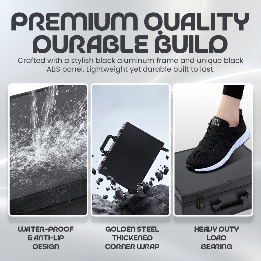 The Aluminum Card Vault: Locking Case for Graded Slabs