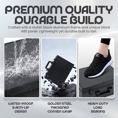 The Aluminum Card Vault: Locking Case for Graded Slabs