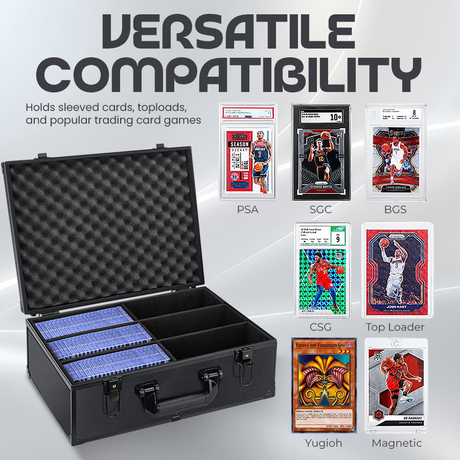 The Aluminum Card Vault: Locking Case for Graded Slabs