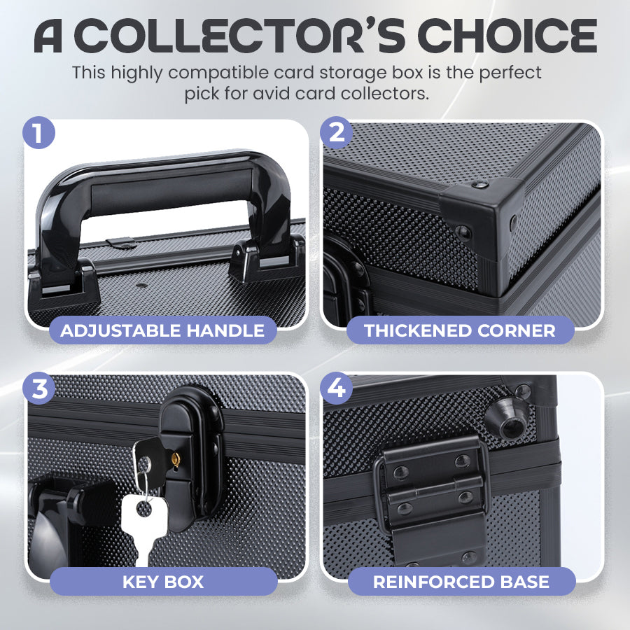 The Aluminum Card Vault: Locking Case for Graded Slabs