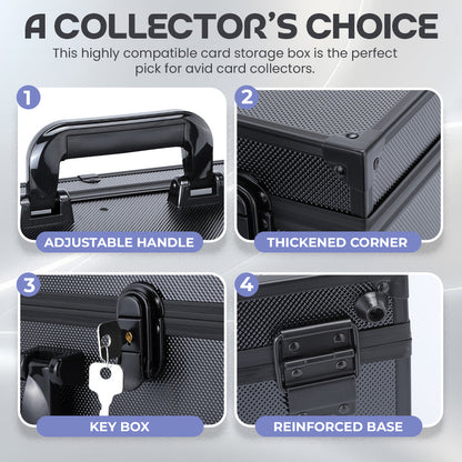 The Aluminum Card Vault: Locking Case for Graded Slabs