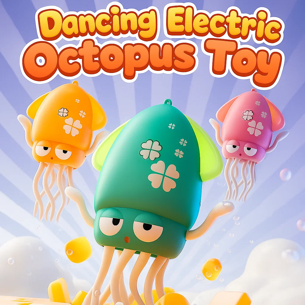 🟣🐙🫧Dancing Electric Octopus Toy