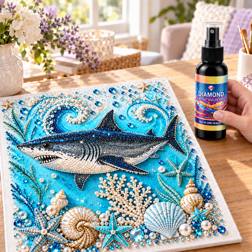 Diamond painting spray