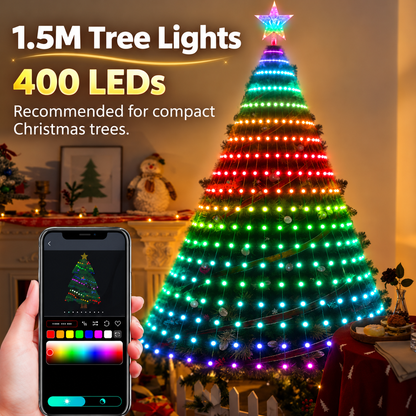 ✨ Smart Holiday Lights — Turn Any Space Into a Brilliant Light Show