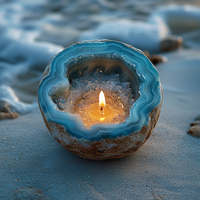 Aquamarine Candle