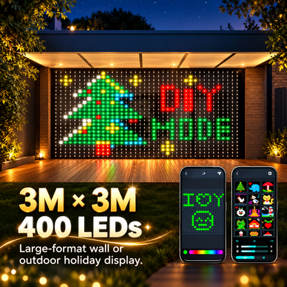 ✨ Smart Holiday Lights — Turn Any Space Into a Brilliant Light Show