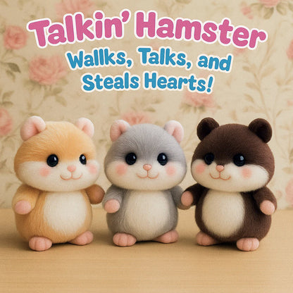 🟣🐹Talkin’ Hamster: Walks, Talks, and Steals Hearts!