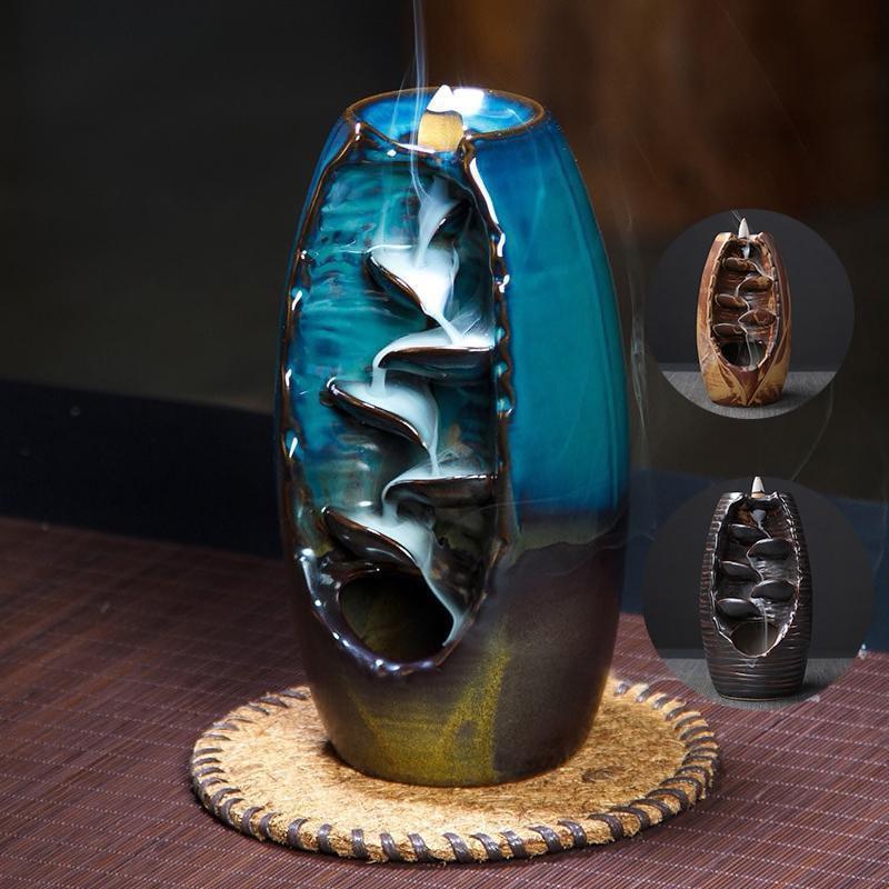 Liquid Smoke Back-flow Incense Burner